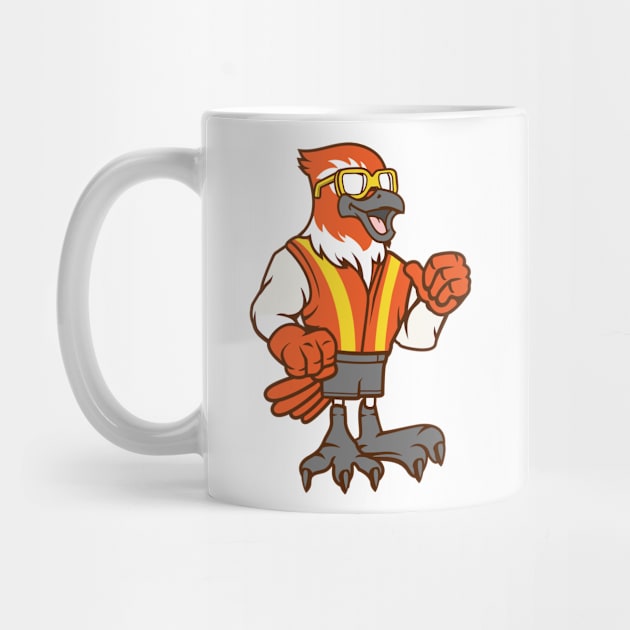 Construction worker bird by ShirtyLife
